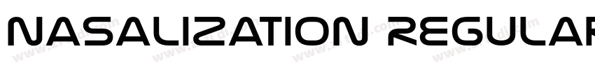 Nasalization Regular字体转换